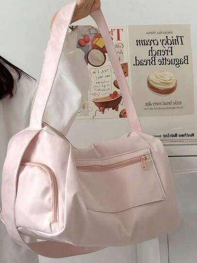 大容量健身包，带干湿分离鞋仓，男女通用运动包，内置口袋，适合户外健身、舞蹈、周末旅行、商务出行、滑雪、休闲等场合。