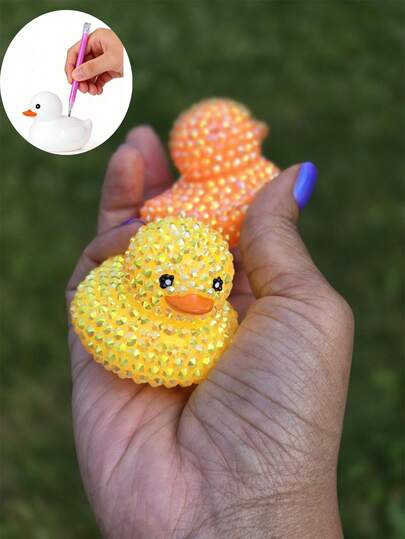 DIY Diamond Tool Duck, Fun Multi-Color Handicrafts, Glue Pens, Handmade Decorations