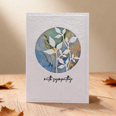 1 Piece Leaf Scrapbooking Die - Ideal For Papercrafting, Card Making, Scrapbooking And DIY Album Decorating, The Die Features Durable Metal Construction.