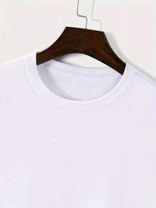 Disney Men's Casual T-Shirt, Lightning McQueen Retro Print, "Think Fast" Design, Comfortable Soft Fabric, Perfect For Cars Fans - 白色 - 查看 5