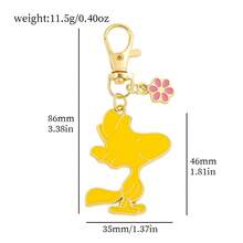 Creative Sakura Snoopy Cartoon Keychain Cute Doll Car Keychain Couple Bag Pendant Birthday Gift Small Gift Random Style - Multicolor - View 15