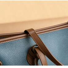 Light Luxury Tote Bag Women's Foreign Style New Fashion Women's Bag Casual Large-Capacity Messenger Bag Women's Shoulder Bag - 藍色 - 查看 6