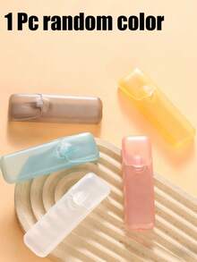 1/3/5pcs Multifunctional Clear Plastic Storage Box: A Portable Travel Case For Dental Floss, Pills, Cotton Swabs, And Toothpicks – Mini Small Organizer Container - Multicolor - View 8
