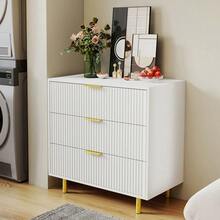 Dressers & Chests Of Drawers - White + MDF - View 7