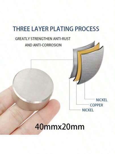 Multi-Size Strong Magnets, Large Magnets, Round Magnets, Permanent Magnets, Round Disc Magnets For Removal, Dishwasher Cleaning, Meter Speed Control