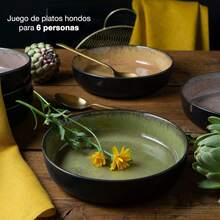 Juegos de comedor - Amarillo-verde-rosa - Ver 2