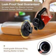 2pcs Mason Jar Tilting Lids, Fit Standard & Wide Mouth Mason Jars, Leak-Proof Sealing Caps For Canning Jars - View 3