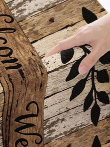 Thảm chùi chân kiểu cổ điển hình cây đá nhiều màu sắc "Chào mừng", thích hợp cho phòng tắm, nhà bếp, ngoài trời, trong nhà, hành lang, phòng ngủ, phòng khách. Có thể giặt máy, dễ vệ sinh, đế chống trượt. Thích hợp trang trí phòng ngủ mùa đông, trang trí ngày lễ Tình nhân, phụ kiện phòng tắm, bộ trang trí phòng. - Nhiều màu - Xem 9