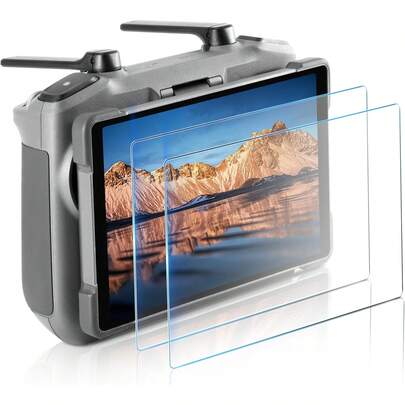 2pcs Ultra-Clear Tempered Glass Screen Protector, Bubble-Free Installation, Fingerprint-Proof, Compatible With DJI RC Pro 2/MAVIC 4PRO Drone