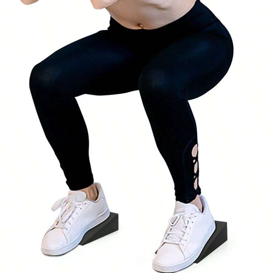 1 Pair Adjustable Yoga Blocks, Incline Board, Enhance Squat And Deadlift Strength - Multicolor - View 1