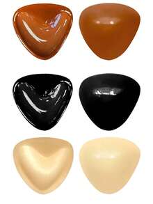 1/2/3 Pairs Breathable Silicone Triangle Thickened Self-Adhesive Invisible Nipple Covers - Multiple Styles - View 30