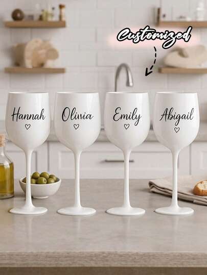1Pc Custom Acrylic Champagne Flutes,Customize Plastic Stem Glasses, PP Material Shatterproof, Personalized Half-Sized Acrylic Champagne Glasses, Perfect For Bridal Parties, Bridesmaids,Pressure Resistant ,Elegant Plastic Champagne Glasses For Wedding Toast, Engagement Party, Graduation Celebration, Bachelorette Party, Bridal Shower, Baby Shower, Birthday Party Multi Functional, Ornamental,Reusable.