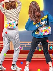 32件套公鸡蛋摇球盒游戏，团队建设活动，趣味年会游戏道具，户外玩具，复活节礼物 - 彩色 - 查看 1