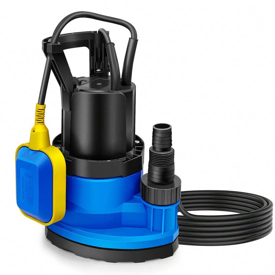 Royalswill 350W Portable Submersible Pump, With 9m Power Cable, Maximum Submersion Depth 7m - UK Plug(220-240V) - View 1