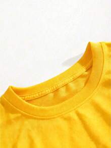 Men's Casual Short-Sleeved T-Shirt, Combining Automotive And Motorcycle Art With Modern Design, Featuring Iconic Patterns – The Perfect Christmas Gift For Motorcycle Enthusiasts. - Màu vàng - Xem 3