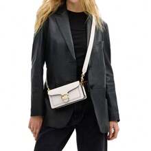 Coach Solid Color Women's Single Shoulder Crossbody Handbag CY201B4HA - 白色CY201B4HA - 查看 2