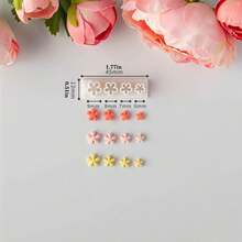 1 pieza/5 piezas Molde de cortador de arcilla con forma de pétalo y hoja, herramienta de artesanía para hacer colgantes de joyería DIY - Blanco - Ver 13