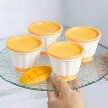 2个/4个/8个，布丁/果冻模具，甜点模具，慕斯蛋糕模具，塑料烘焙工具，适用于制作果冻、意式奶冻、奶油果冻和巧克力甜点。 - 彩色 - 查看 11