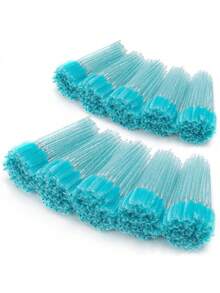 300/100/50/1 Disposable Mascara Wands Eyelash Brush Spoolies For Eyebrow Eye Lash Extension Blue - Multicolor - View 1