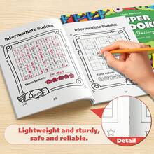 Super Sudoku Logic Puzzle Book Series – Daily Number Grid Challenges In Multi-Level Editions, Portable Brain Teasers For Screen-Free Focus Fun And Logical Thinking Practice Back To School - Early Childhood Sudoku - View 6
