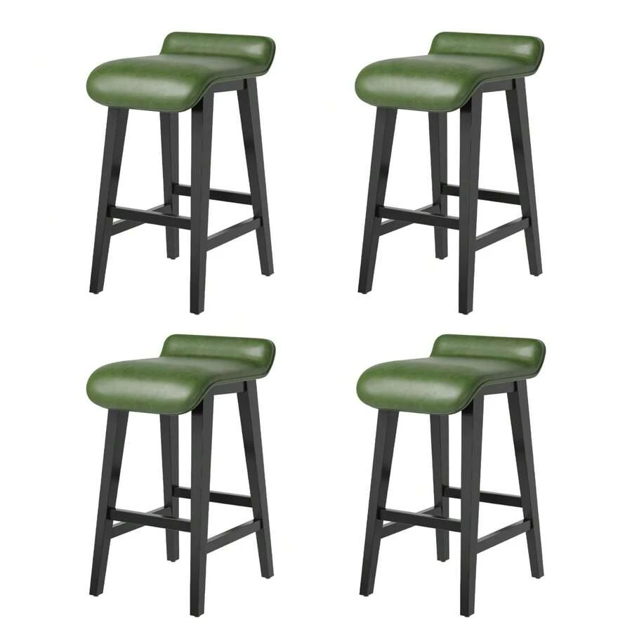 Barstools - Yeşil - 4'lü paket - Görünüm 1