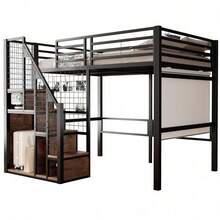 Kids Bed Frames, Headboards & Footboards - Black + Metal + 140cm*200cm-1 - View 9
