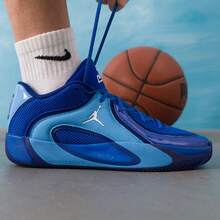 Nike 男子JORDAN TATUM 4 PF 塔圖姆4 實戰籃球鞋 - 藍色 - 查看 2