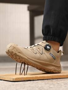 GUYISA Giày bảo hộ chống va đập, chống đâm xuyên, dòng giày leo núi nhẹ, đa năng dùng được cả bốn mùa dành cho nam giới. - Màu Khaki - Xem 3