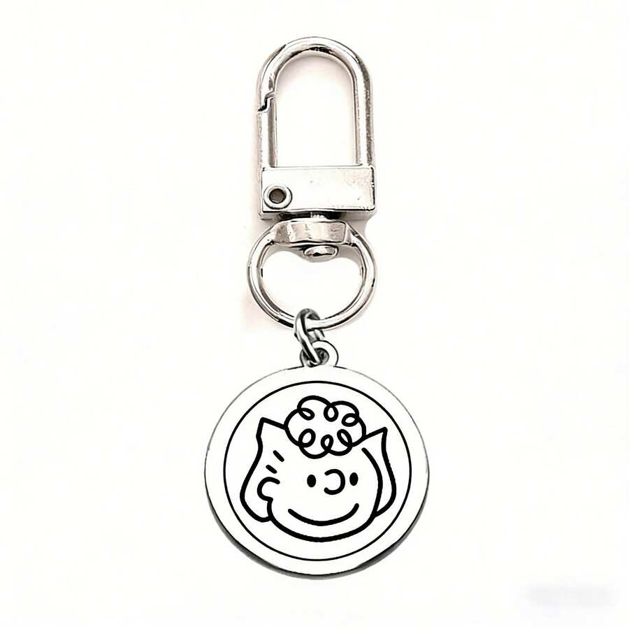 SNOOPY 1 pieza Colgante unisex resistente a la decoloración para parejas, accesorio de joyería de acero inoxidable, regalo para Año Nuevo/Día de San Valentín/Pascua [Estilo aleatorio] - Multicolor - Ver 1