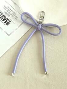 Un llavero con una cuerda de lazo, un colgante de creación de cuerda hecha a mano, un accesorio de mochila bolso de auriculares, adecuado como regalo de cumpleaños, llade de Señora, accesorio de Señora, regalo de regreso a la escuela, regalo de pareja, regalo de cumpleaños, regalo de fiesta o recuerdo de evento - Rojo - Ver 14