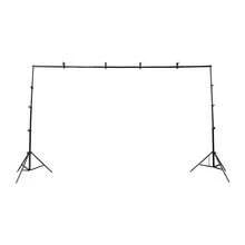 2.8x3m Backdrop Stand, Photo Studio Adjustable Background Stand, Backdrop Stand For Parties, Events Decoration, Wedding, Photography - Black - View 9