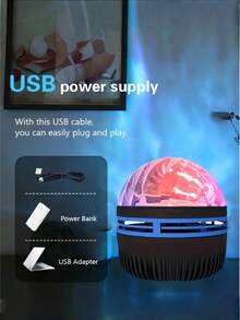 Aurora Starry Sky Projector, LED Starry Sky Projector Night Light With Remote Control, Galaxy Starry Sky Projector With 7 Lighting Effects, Suitable For Camping, Wedding Decoration, Holiday Party, Home Decor, Bedroom Night Light Projector - Multi-color light - View 8