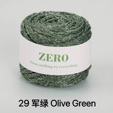 1pc 100g Metallic Yarn, DIY Silver Glitter Thread Crochet Lace Cord Round Strand Line For Bag, Hat, Doll Handcraft, 1.5MM Thick - Glitter Yarn - View 34