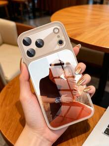 1pc Customizable Gold/Rose Gold Phone Case, Phone Lanyard, Vacation Essential, Suitable For Family, Couple And Friend Photos, Support Personalized Customization. Customizable Photo Personalized Phone Case With Lanyard, Compatible With Iphone 17 Pro Max/17 Air/ S26 Ultra Phone Case/Phone Accessories/Fun Phone Case - Rose Gold - View 3