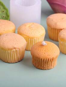 1pc Realistic Fluffy Cake Silicone Mold - White - View 5