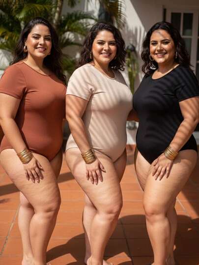 Kit com 3 Bodys Plus Size Manga Curta Ajuste Perfeito Versátil e Moderno Slim Fit Ajuste Ideal Elegante Minimalista Perfeito para Looks Modernos para Todas Ocasiões  elegante  Casual  Sensual    Tecido    Com contas  Nenhum    MODA FEMININA  Feriado  Escola  Férias  Casa  Diário  Namorando  Regresso a casa  viagem  Palco e Concerto    primavera  verão inverno