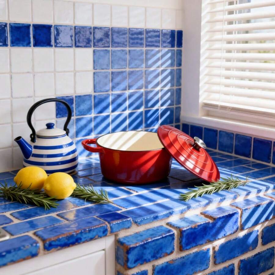 Oală tip caserolă din fontă de 4,8 l cu capac / Oală emailată antiaderentă de 26 cm / Potrivită pentru toate plitele / Cuptor / Culoare aleatorie - Vizualizare 1
