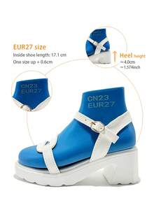 1 đôi sandal cao gót màu trắng cho trẻ em, kiểu công chúa, thiết kế quai điều chỉnh được, thích hợp cho các buổi tiệc, họp mặt, đám cưới và kỳ nghỉ. - trắng - Xem 8