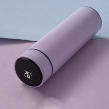 Double Layer Stainless Steel Vacuum Insulated Cup With Intelligent Temperature Display And Temperature Sensor Water Bottle Back To School - Purple - View 7