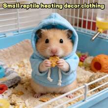 1pc Small Pet Clothing, Warm Pet Outfit, Suitable For Small Pets And Reptiles Daily Wear - Multicolor - View 7