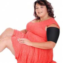 1 Pair Women's Arm Compression Sleeves, Suitable For Weight Loss, Fitness, Travel, Home Use - Multicolor - View 2