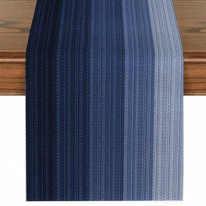 1 pieza Camino de mesa tipo lino, alfombra moderna para sala de estar y comedor, lavable, apta para cocina, mesa de comedor, fiesta, decoración de boda, aspecto vintage, aplicable para entrada, reunión familiar, mesa de café, sala de estar