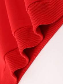 1pc Disney Mickey Mouse & His Cartoon Buddies Tween Boys Retro Sweatshirt (Classic Cartoon Crew Print) - Lightweight & Easy-Care For Everyday Wear & Youth Group Activities - Rouge - Voir 4