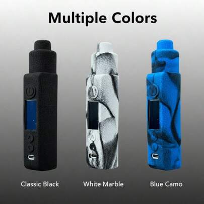 VOOPOO DRAG X2 Protective Silicone Case, Original Soft Shock-Proof Anti-Scratch Cover, Lightweight Non-Slip, Dust-Proof Durable, Multiple Colors Available