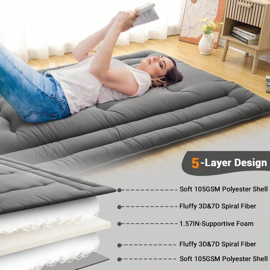 Sofa Bed Mattress - Dark Gray FULL (137*203cm) USA - View 1