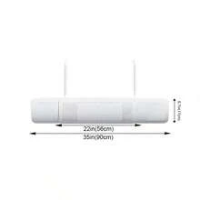 1pc Adjustable Air Conditioner Wind Baffle, Air Outlet Deflector Board To Prevent Direct Blowing - White - View 6