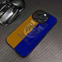 Logotipo de los Tigres UANL en dorado y azul. Esta elegante funda es compatible con Samsung, Apple, VIVO, OPPO, , Transsion, ,  y Honor. Fabricada en silicona TPU, ofrece protección contra golpes y caídas, además de una sensación superior. Es el regalo ideal para familiares, amigos y seres queridos, y la opción perfecta para San Valentín y Año Nuevo. - Negro - Ver 1
