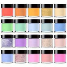 20色亚克力美甲粉礼盒套装，无需UV灯，四季皆宜，新手友好，高品质美甲产品，节日礼物，法式亚克力粉 - 彩色 - 查看 5