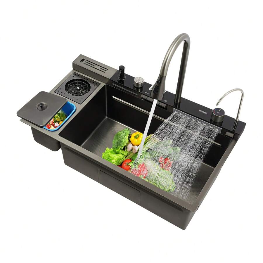 YUNRUX Kitchen Sinks - Silver - View 1