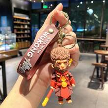 Cross-Border New Black Myth Monkey Keychain Cute Little Monster Car Bag Pendant Doll Machine Gift Wholesale - 豬八戒 - 查看 8